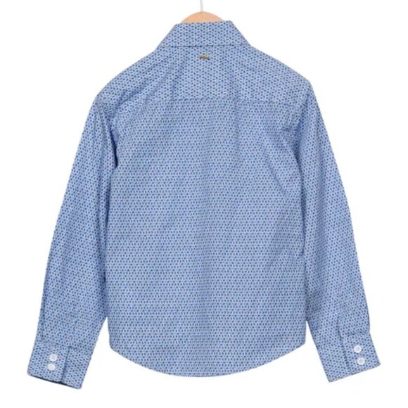 Fun & Fun Boys' Patterned Button-Up Shirt Size: 4T - Picture 2 of 2
